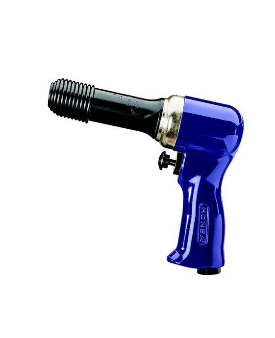 HTOP38 12T Vibration Reduced High Powered Tungsten Piston Riveter, improved operator ergonomics, aerospace rivet gun.